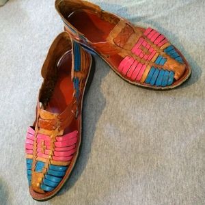 Hand made sandals from mexico
